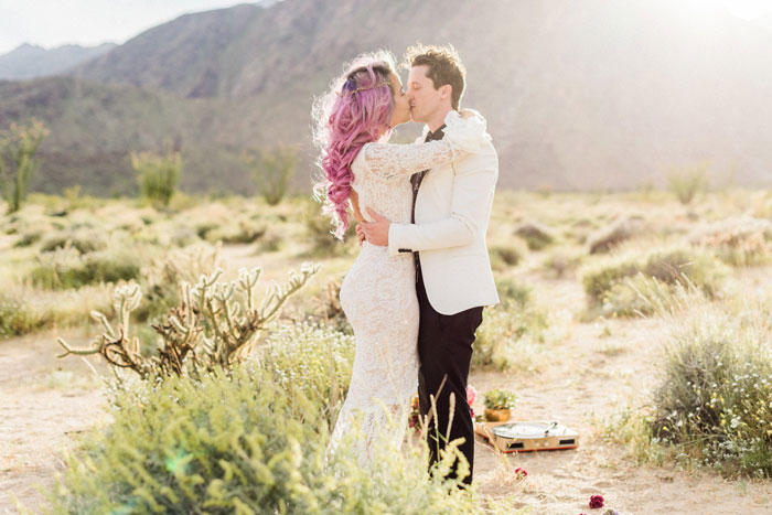 first kiss in the desert