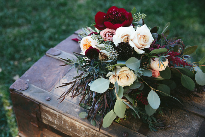 beautiful vintage wedding bouquet