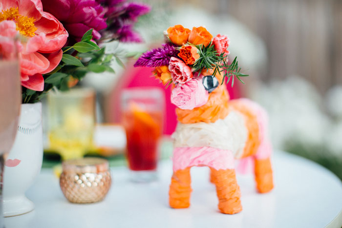 Mini pinata with floral crown by Winston & Main.