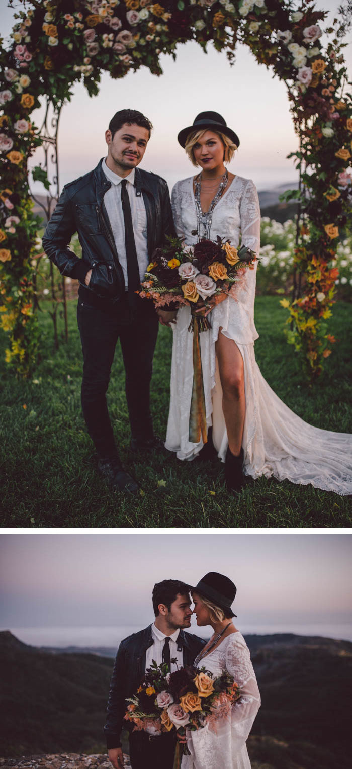 Romantic and Bohemian Fall Wedding Inspiration