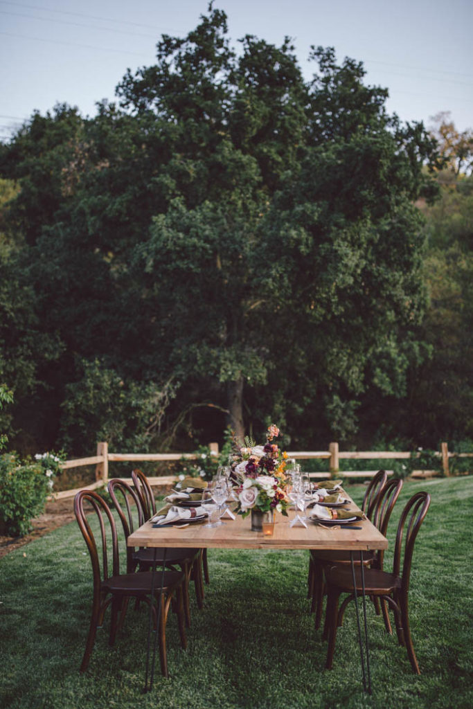 Fall tablescape at Stonewall Ranch
